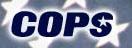 COPS logo with stars in the background