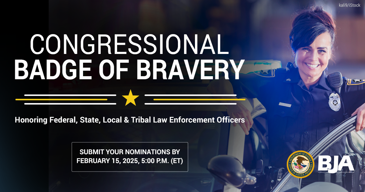 2024 Law Enforcement Congressional Badge of Bravery (CBOB)