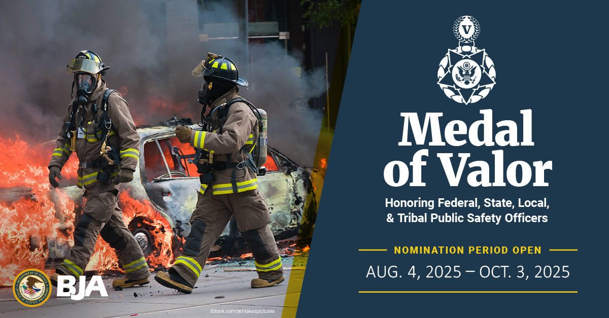 Medal of Valor Nomination Period is Open August 4, 2025 - October 3, 2025