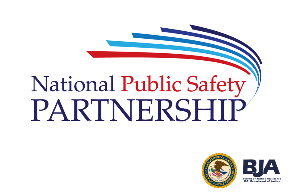 National Public Safety Partnership logo with BJA logo and OJP seal